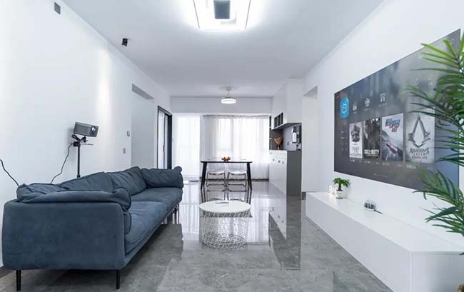 87㎡簡(jiǎn)約三居，與智能家居搭配，不僅高級(jí)還省造價(jià)！